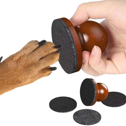 Dog Nail File, Cat Nail File, Dog Nail File Board - Stress-Free Nail Filing for Dogs, Nail File for Dogs, Dog Scratch Pad for Nails, Made from 100% Real Wood Pawvara
