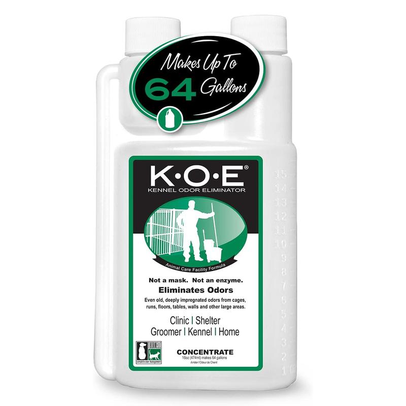 K.O.E. 16oz Concentrate - Kennel Odor Eliminator - Non-Enzymatic Formula, KOE, Apricot, Fresh Original Scent, 16 oz Pint [KOEA-P, KOEFS-P, KOE-P] Pawvara
