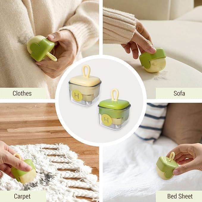Buy 1 Get 1,Mini Lint Roller,Reusable Lint Remover,Washable Lint Roller,Portable Pet Hair Remover for Clothes,Travel Home Pawvara