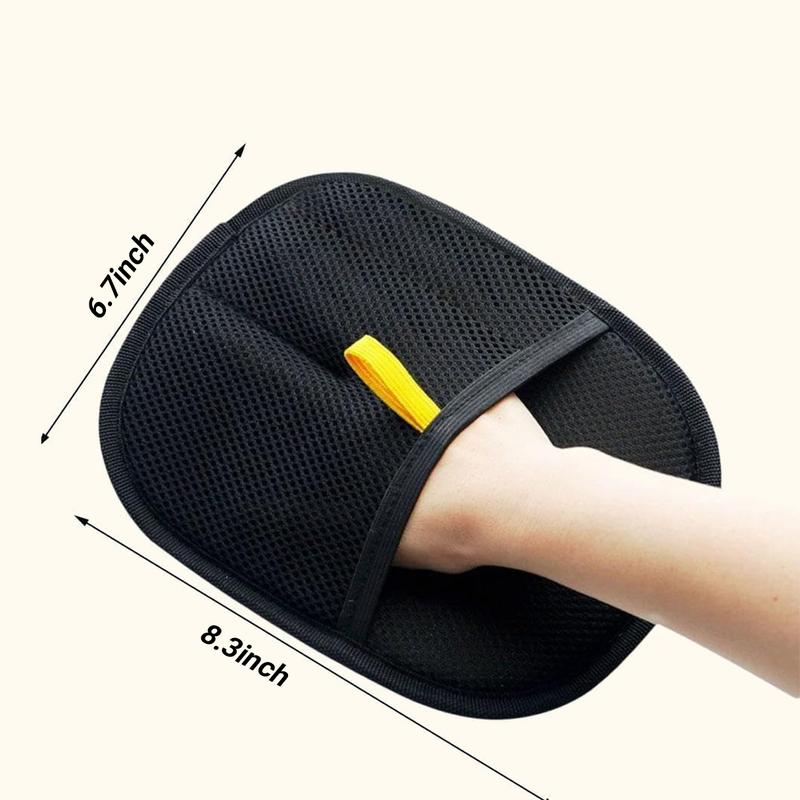 YOMI Pet hair remover Electrostatic gloves Two-way brush sticky hair remover Cat hair dog hair glover Grooming Removal Cleaning Pawvara