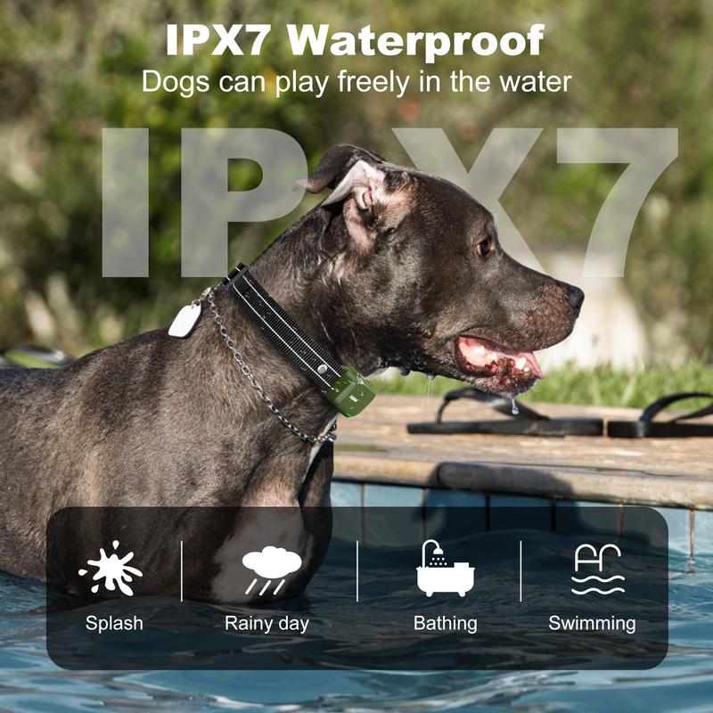 JUGBOW Dog Training Collar 4200FT Dog Training Behavior Aid, Remote IPX7 Waterproof with 4 Training Modes, Outdoor Rechargeable E-Collar DT61 Pawvara
