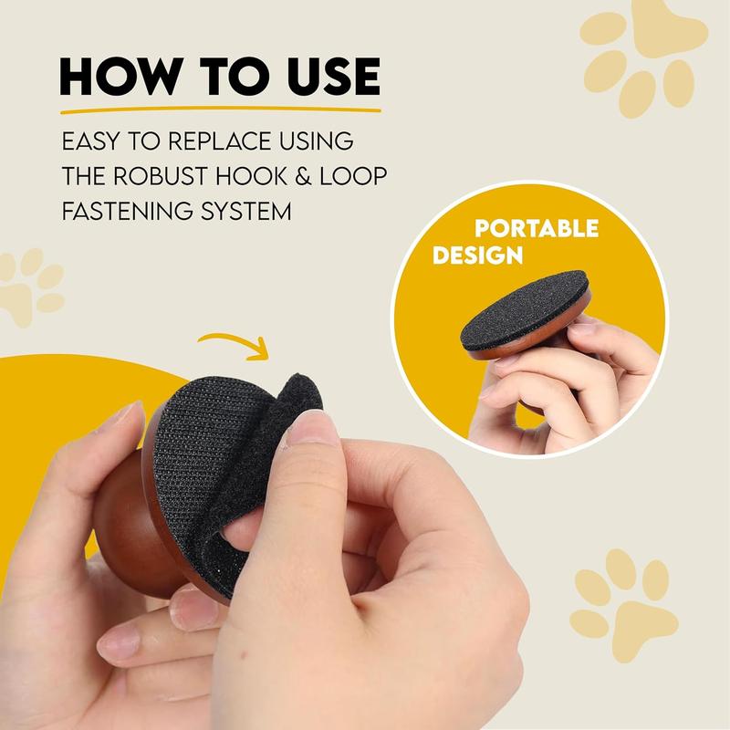 Dog Nail File, Cat Nail File, Dog Nail File Board - Stress-Free Nail Filing for Dogs, Nail File for Dogs, Dog Scratch Pad for Nails, Made from 100% Real Wood Pawvara