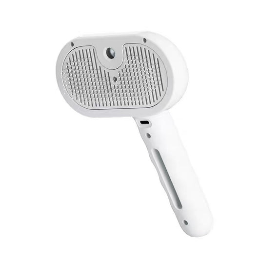 Pet Spray Hair Removal Comb, 1-piece pet hair brush, pet hair cleaning brush with shedding button, cat brush, dog brush, cat and dog beauty and massage comb, pet supplies Pawvara